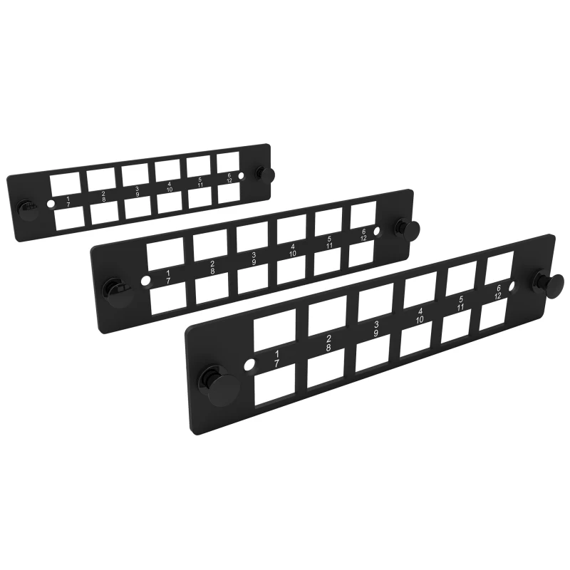 KIT 3X PLACAS LGX 06 POSICIONES LC/SC – PLASTICO