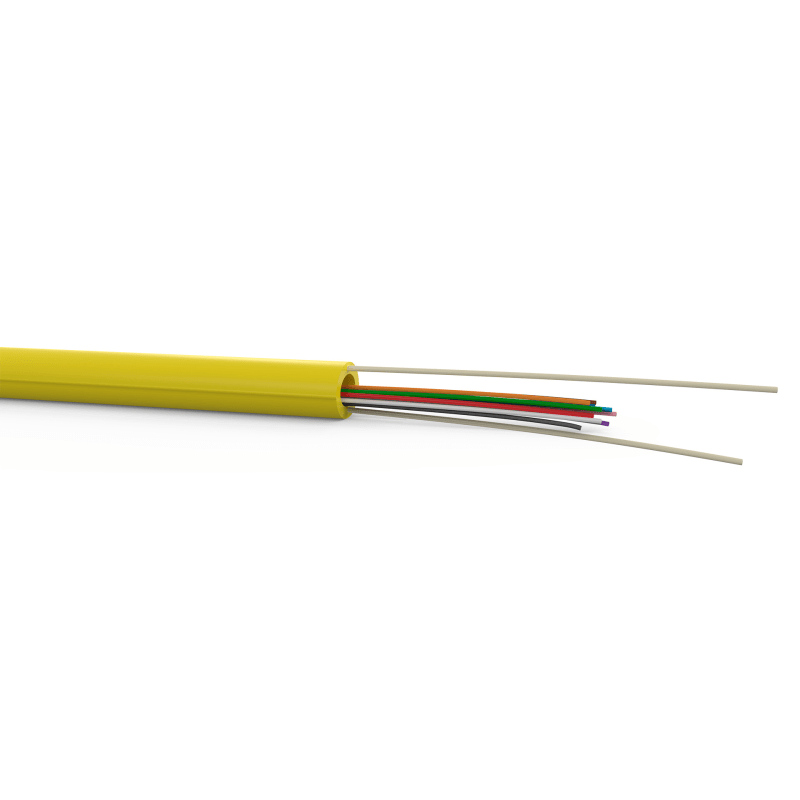 CABLE OPTICO CFOI-BLI-EO 08F G-657A1 LSZH AM – EUROCLASS Dca (s2, d2, a1) (FIBER-LAN INDOOR EZ!LUX) – CARRETE 300m