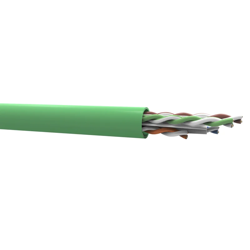 CABLE TRANSMISION DE DATOS GIGALAN GREEN U/UTP 23AWGX4P CAT.6 LSZH-3 AZ RIB