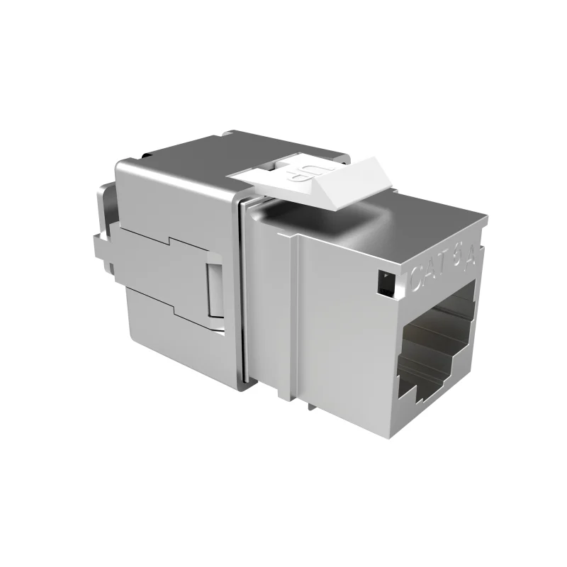 CONECTOR HEMBRA BLINDADO GIGALAN CAT.6 T568A/B (24 UNID)